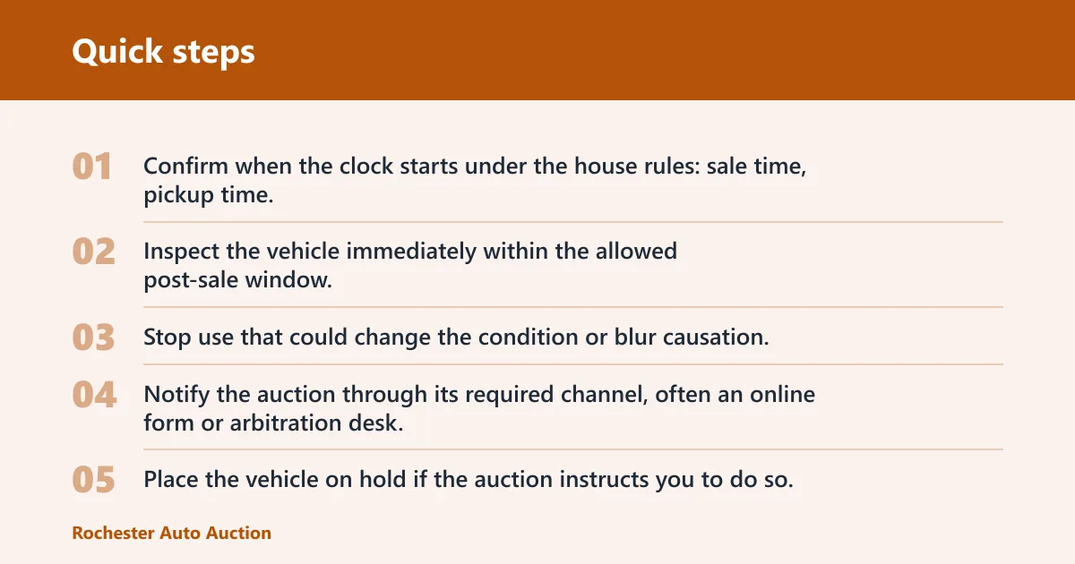 Quick steps: How does the arbitration process work step by step?