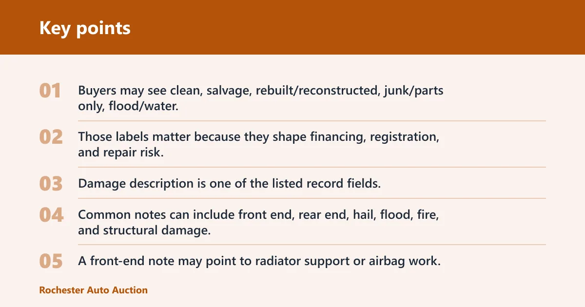 Key points: What an auction lookup can reveal before you bid