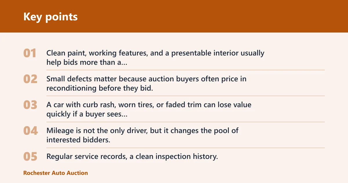 Key points: What affects auction value