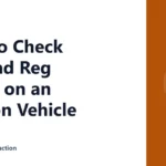How to Check VIN and Reg Match on an Auction Vehicle