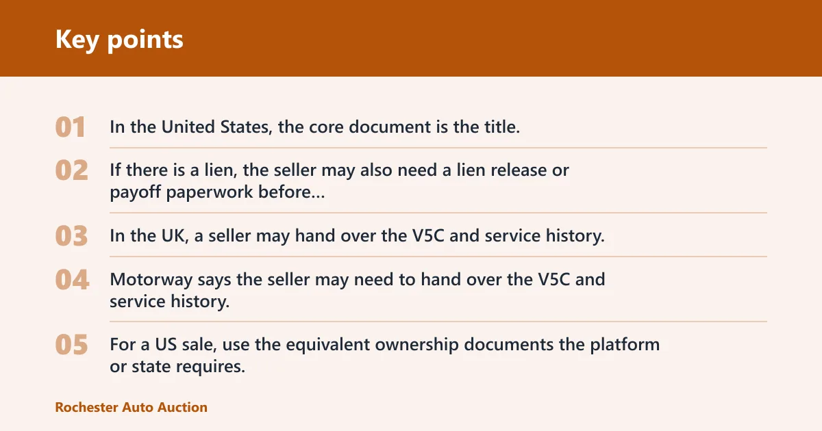 Key points: What do you need before listing?