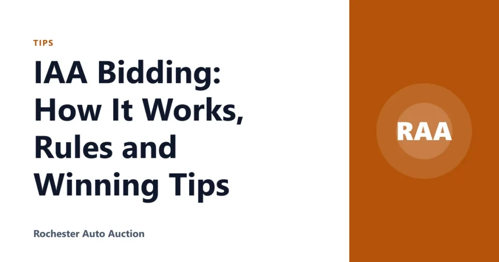 IAA Bidding: How It Works, Rules and Winning Tips