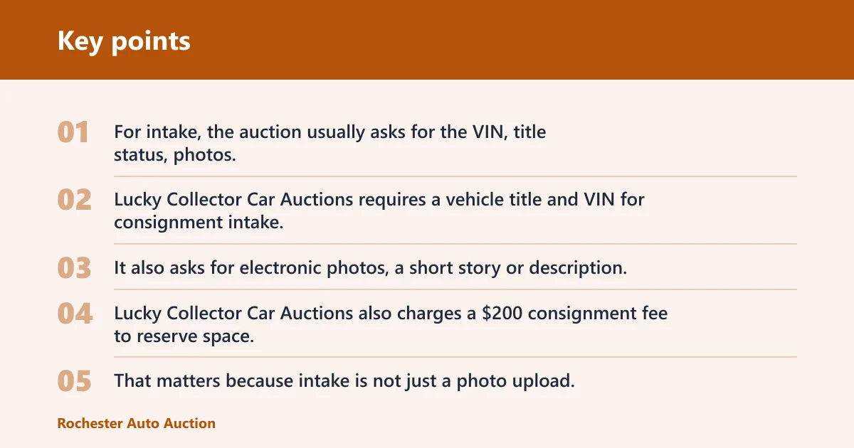 Key points: How a consignment auction works