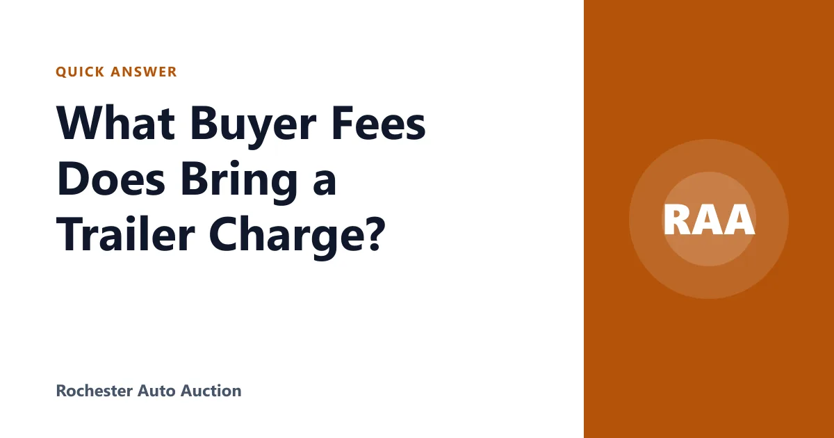 What Buyer Fees Does Bring a Trailer Charge?