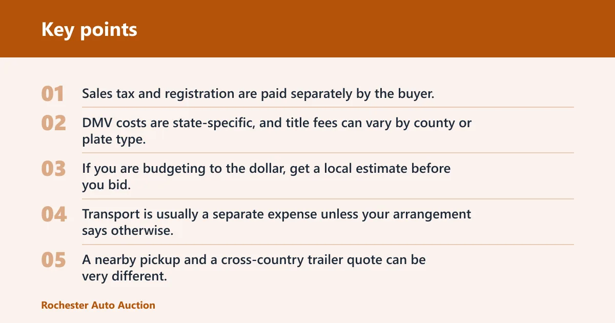 Key points: What changes your out-the-door total