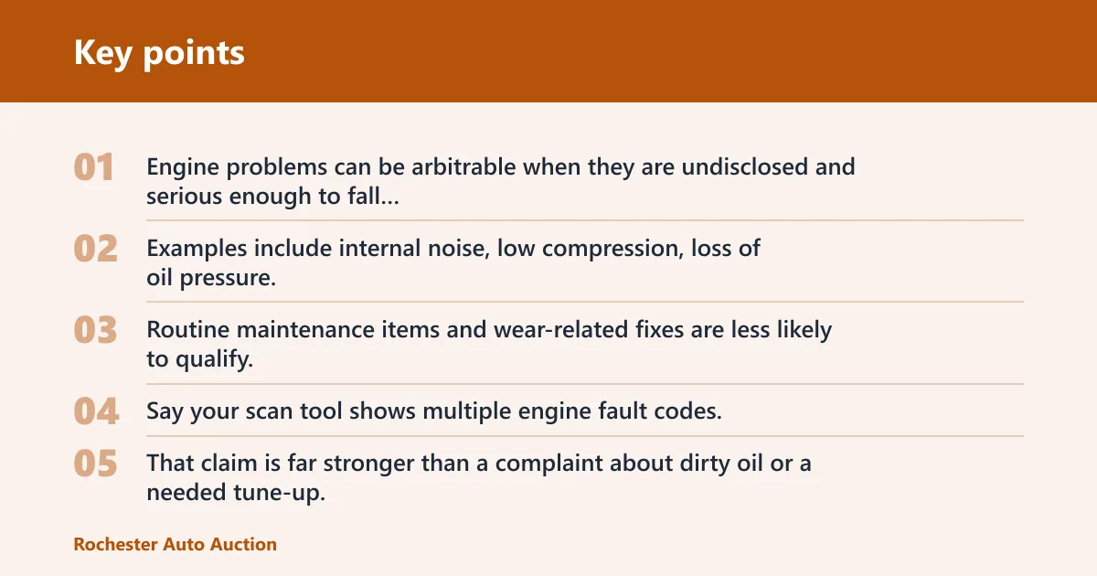 Key points: What problems are usually arbitrable?