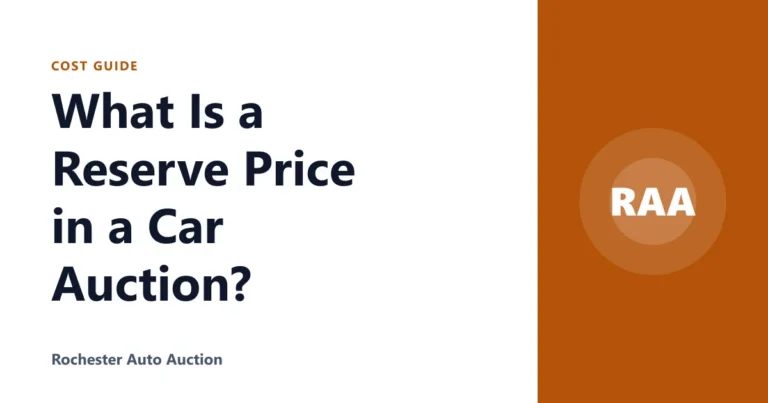 What Is a Reserve Price in a Car Auction?