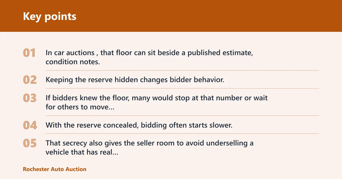 Key points: Reserve price basics
